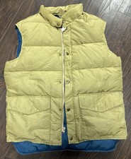 MED Vintage Woolrich VTG Made in USA Khaki Down Filled Puffer Vest Insulated