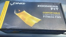 FINIS Youth Zoomer Fit-Short Fins Yellow Gold - Size E, Classic Men 8-9/WOM 9-10