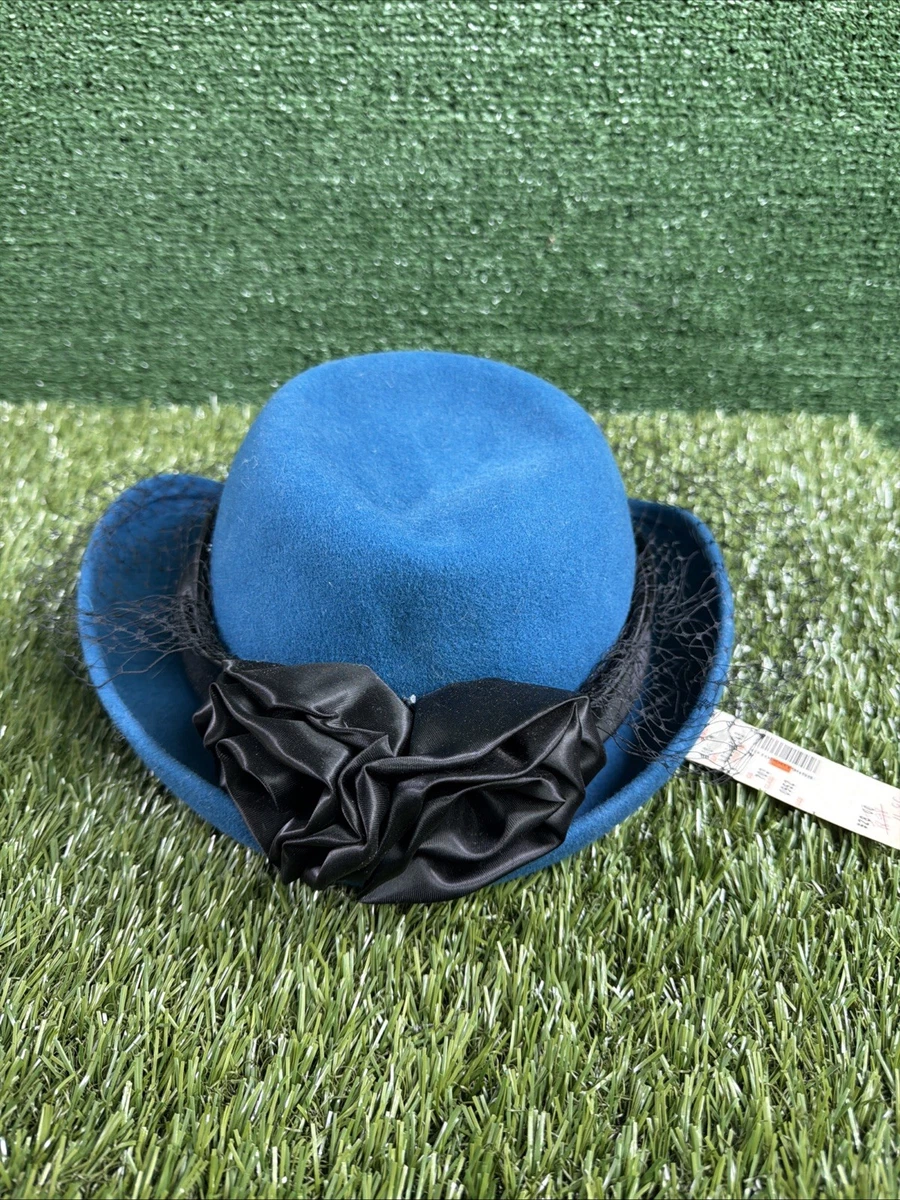 Blima Tan Wool Felt Wide Brim Hat with Black Feather Detail Elegant Fedora Hand Burned Hat | Wide Brim Hat | Branded Hat | wildflowers  main image 3