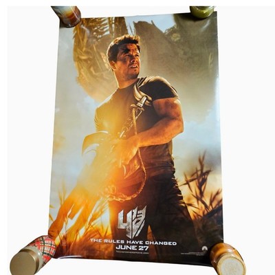 Transformers Age of Extinction 2014 Movie Poster 27x40 Mark Wahlberg D/S