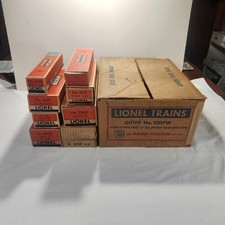 LIONEL POSTWAR 2207W SAnte Fe ABA Freight Set, Master Set Box & OBs, VGC++