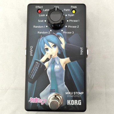 Korg Miku Stomp KB10 Vocaloid Hatsune Miku Effects Used from JAPAN