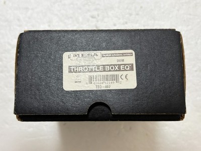 Mesa Boogie Throttle Box EQ Distortion Guitar Effect Pedal with