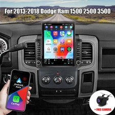 9.7" Apple Carplay Car Radio For 2013-2018 Dodge Ram 1500 2500 3500 GPS NAVI FM