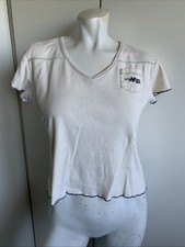 Harley-Davidson Orlando, FL women&rsquo;s size Medium ivory V-neck short sleeve T-shir