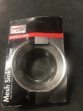 (2) Stainless Steel Mesh Sink Strainer Drain Stopper Trap Kitchen Bathroom New