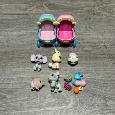 Disney Jr T.O.T.S Baby Animals & Toy Wobble Heads + Accessories Stroller