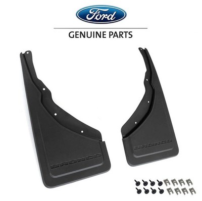 2021-2024 Bronco Sport Ford OEM M1PZ-16A550-BA Black Rear Mud Flap Splash Guards
