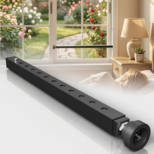 Window Security Bar 17-32 In, Adjustable No Drill Window Lock Bar Heavy-Duty S