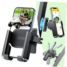 Golf Cart Phone Holder, Adjustable Phone Caddy Mount Compatible with