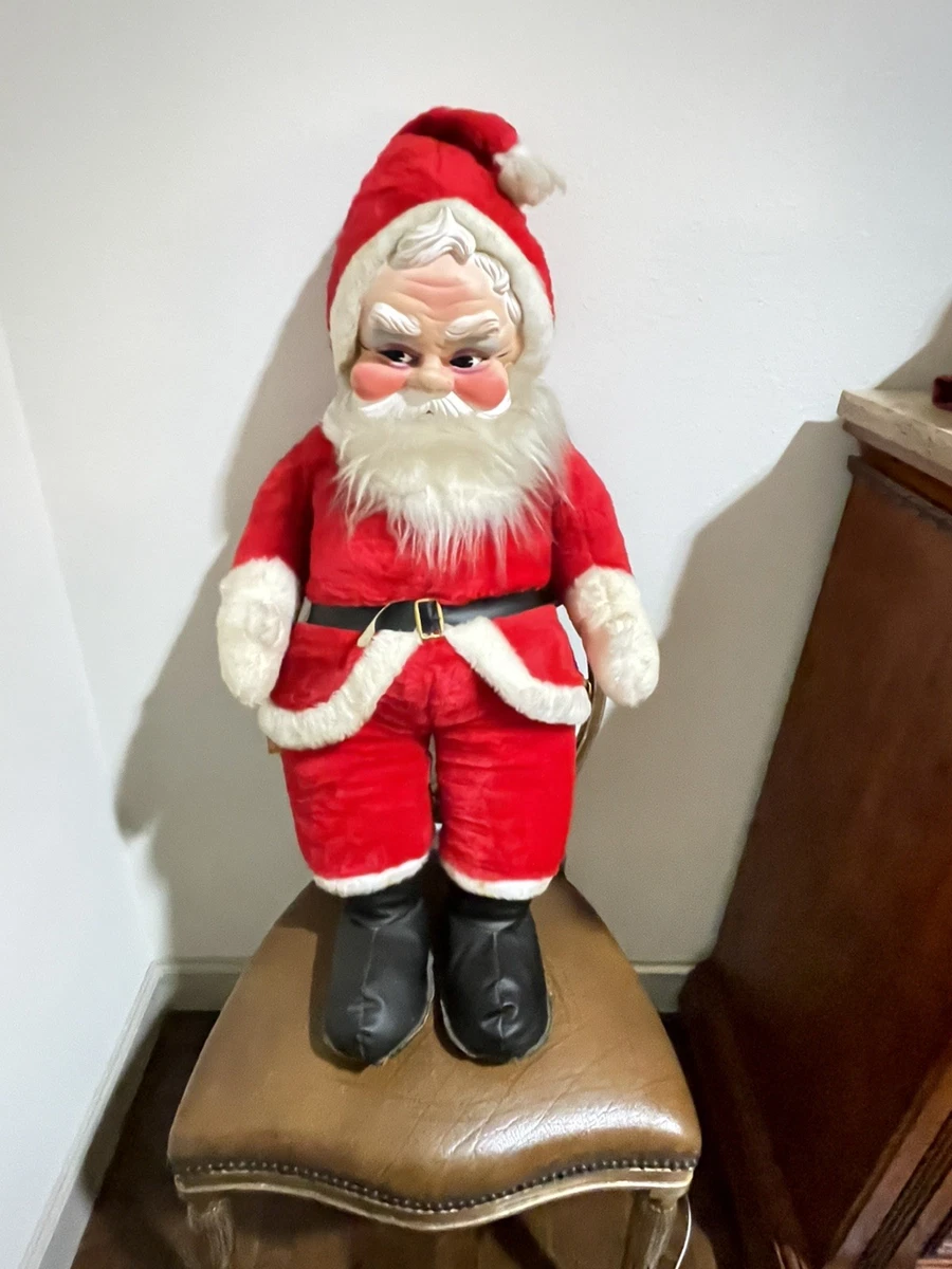 Rubber Face Plush In Santa Figures (1946-1990) for sale | eBay