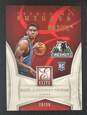 2015-16 Panini Donruss Production Line 24/88 Karl-Anthony Towns #1 Rookie RC SP