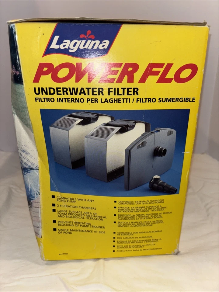 Laguna: Filtro Subacuático Powerflo (2 Cámaras) (PT500) Nuevo Foto 4 de 4
