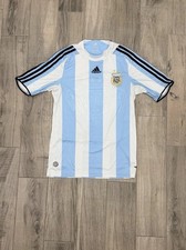 Adidas Argentina National Team Soccer Jersey Medium Clima365 Blue White