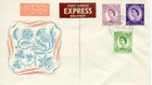1954 TUDOR WILDINGS 3v. GREAT BRITAIN QE2 ILLUS. FDC EDINBURGH CDS PMK V. CLEAN