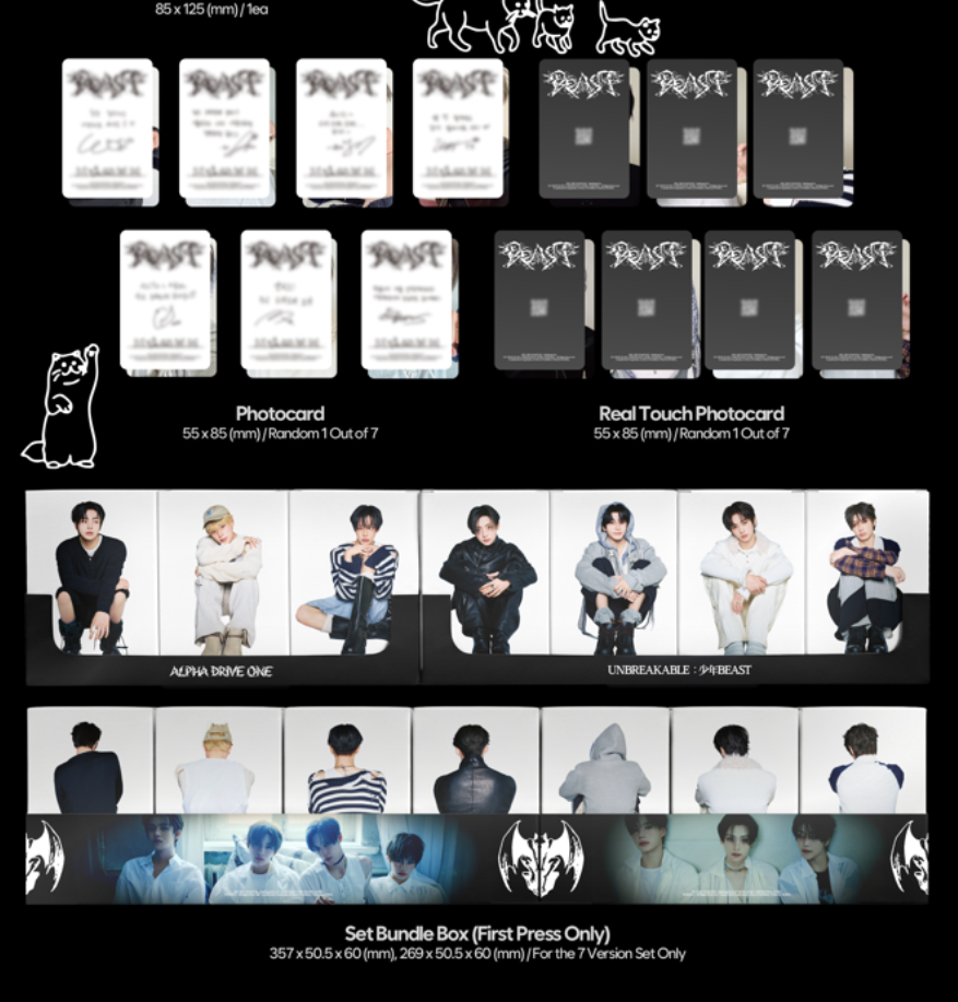 SALE] ALPHA DRIVE ONE UNBREAKABLE : 少年BEAST 2nd Mini album
