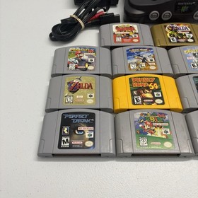 Nintendo 64 N64 Not for Resale Console NFR Demo Kiosk 18 Games Mario Zelda NES
