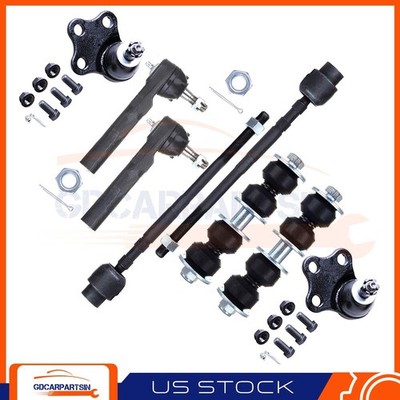 Fits For 1995-2005 Pontiac Sunfire Tie Rod Ends Ball Joints Sway Bar Link Kit 8x