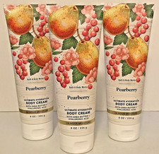 PEARBERRY Ultimate Body Cream 24-hour Moisture 8 oz Bath Body Works 3-pack lot