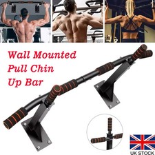 Indoor Pull-up Machine Home Fitness Detachable Wall-Mounted Gym Equipment Black