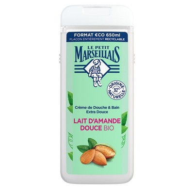 Le Petit Marseillais Extra Sanfte Bade- & Duschcreme 650 ml (1er Pack) 
