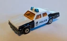 1979 Matchbox Lesney Superfast No 10 Plymouth Gran Fury Police Car Amber Windows