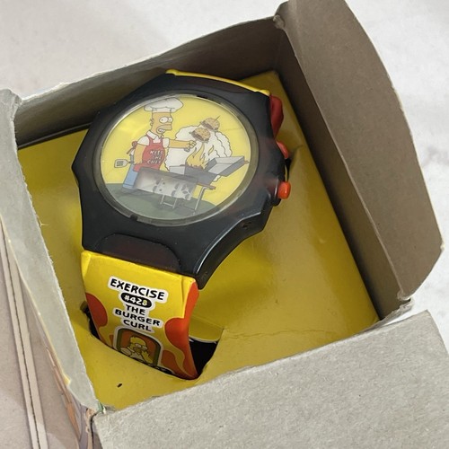 THE SIMPSONS Talking Watch Collection - Set di 4, 2002 Burger King, 3 funzionanti - Foto 4 di 14