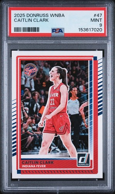 #ad 2025 Panini Donruss WNBA Caitlin Clark #47 PSA 9 $30.00