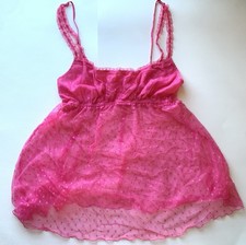 Victorias Secret Babydoll Pink Women  s Sheer