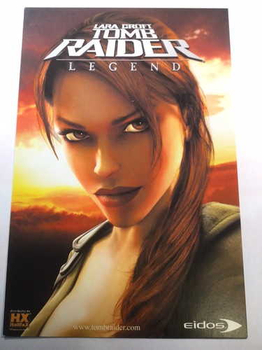 CARTOLINA MANGA DA COLLEZIONE TOMB RAIDER LEGEND  POSTCARD 3 RARE 15 X 10 CM - Afbeelding 1 van 1