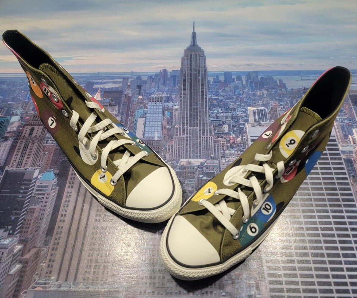 Converse Chuck Taylor All Star High Top Billiards Trolled Size