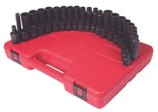 Sunex 3342 42pc 3/8" Dr. Shallow & Deep SAE & Metric Master Impact Socket Set