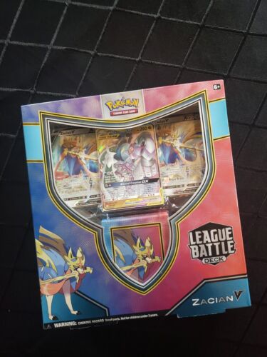  Pokémon TCG: Zacian V League Battle Deck, Multicolor : Toys &  Games