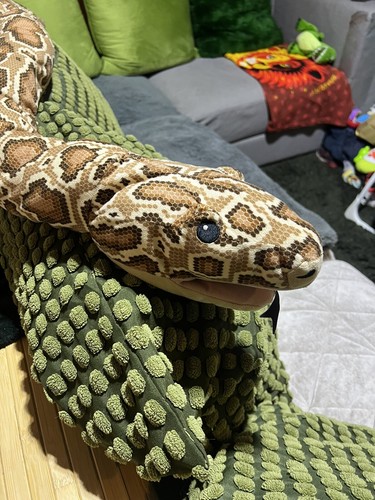 IKEA 60” SNAKE SOFT TOY PLUSH Rare & Collectable - Picture 2 of 7