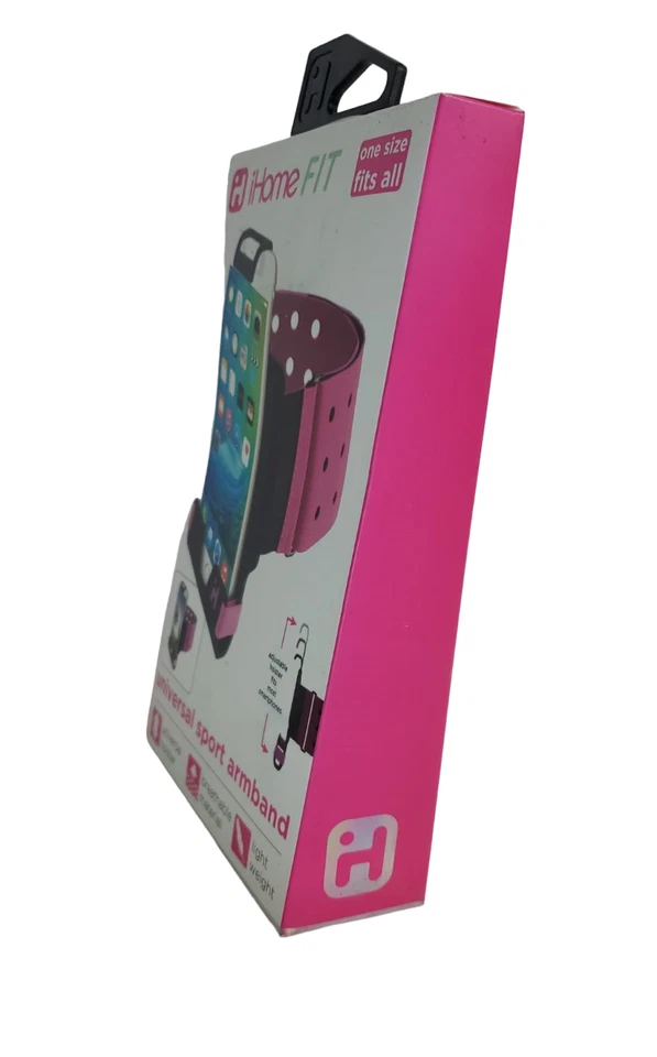 iHome Universal Adjustable Sport Armband - Pink - Image 3 of 4