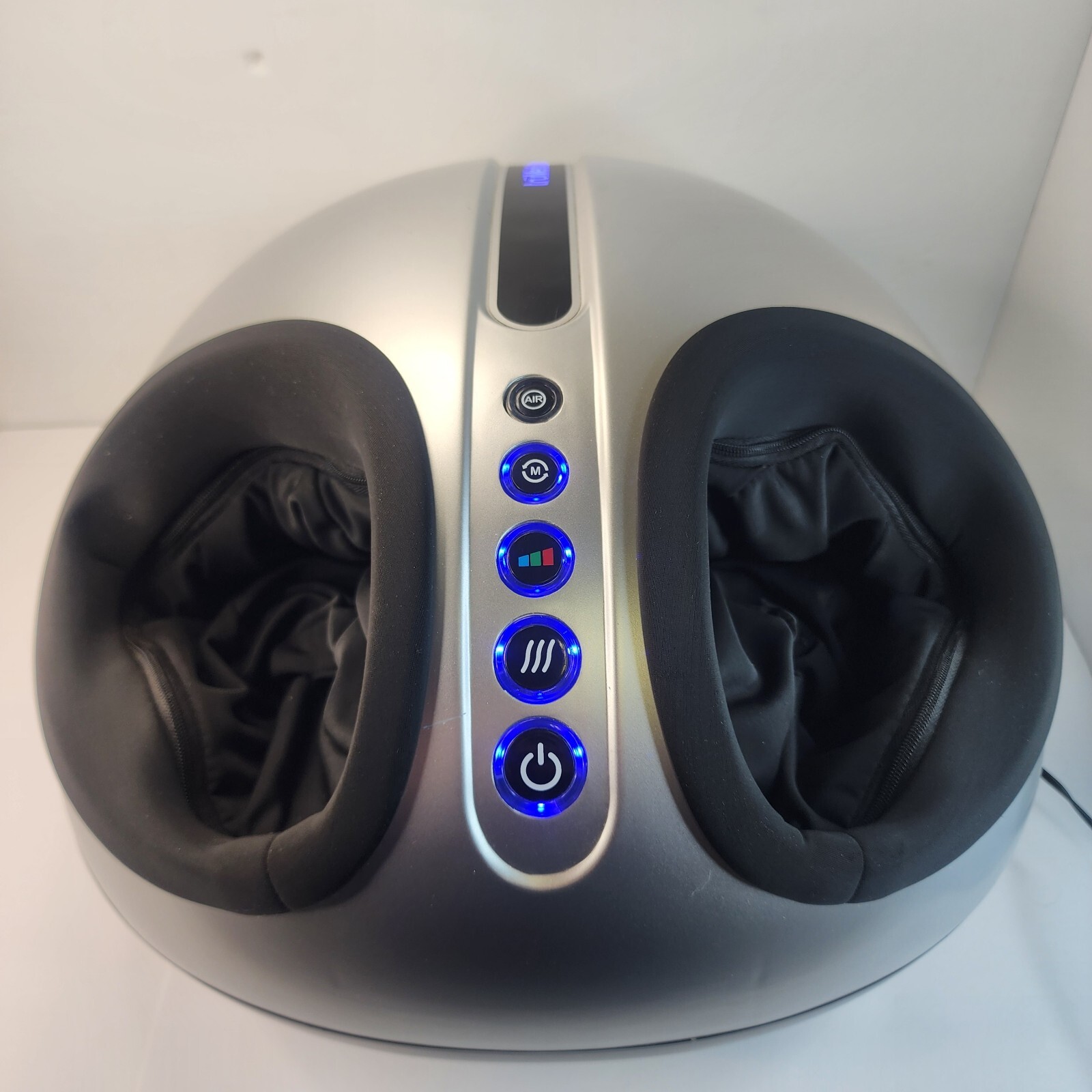 truMedic TMIS4000 Shiatsu Foot Massager Silver w/Black Base Works