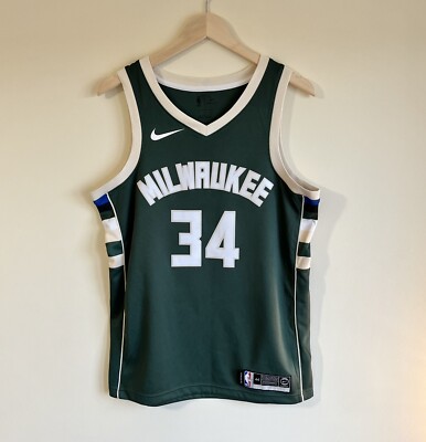 NBA Milwaukee Bucks Giannis Antetokounmpo Basketball Jersey Nike