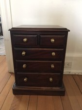 Antique Mahogany Miniture Chest 