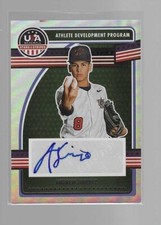 ANDREW JIMENEZ 2023 PANINI USA STARS & STRIPES FOIL AUTO CARD #ADPS-AJ  /25