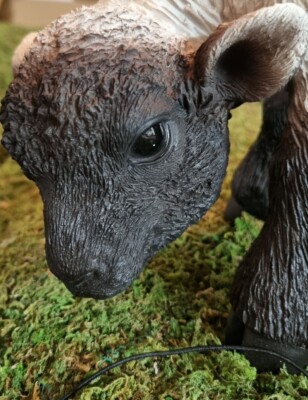 Vivid Arts Real Life Farm Animals | Lamb Garden Ornament