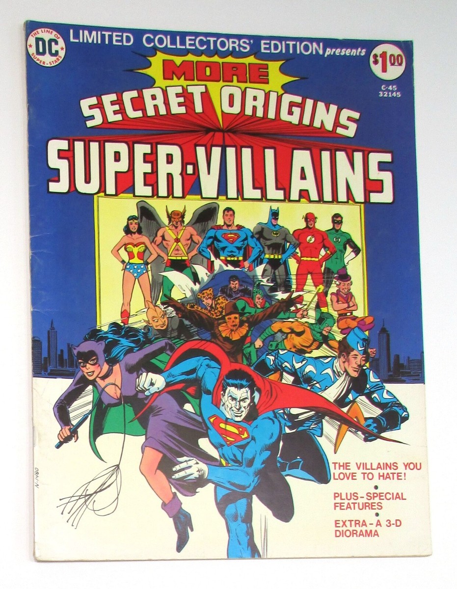 邦楽 THE BOOK(Limited Edition) LIMITED COLLECTORS' EDITION #C-45 VG/F, Super-Villains, Treasury