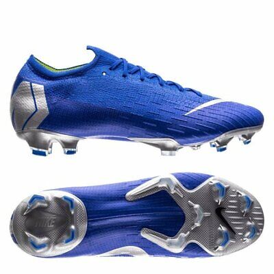 New Nike Mercurial Vapor 12 Elite FG Soccer Cleats ACC Flyknit Blue-Silver | eBay