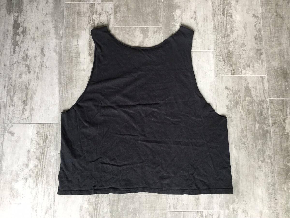 Tee-shirt KISS Love Gun – Coupe Déchirée Vintage, Taille L, Noir En Coton