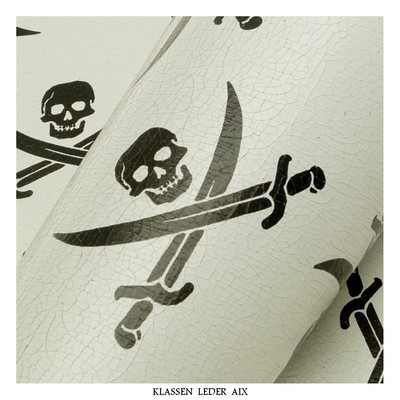 Rindleder Fantasie Craquelé Design 2,5 mm Echt Leder Stück Leather 180