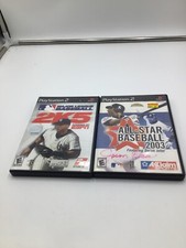PS2 MLB 2K5, A/S Baseball 2003 Derek Jeter Covers Lot of 2 games Free Shipping