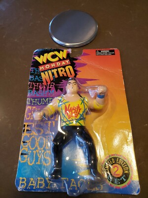 Vintage Brian Knobs Nasty Boys WCW Monday Nitro Figure 1997  NIB ERROR CARD