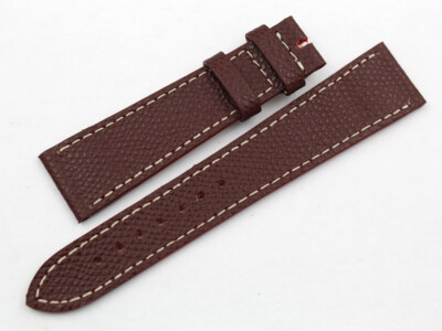 Unisex Genuine Leather Handmade Genuine Leather Accessories Bordeaux Watch Strap NEW