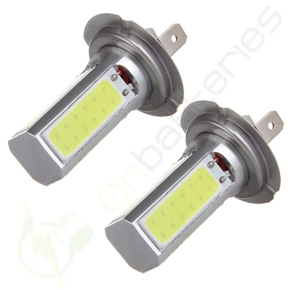 2x H7 6000K Bright LED SMD Fog Driving 8000LM Light Vehicle Xenon White - Image 3 of 4