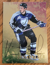 1998-99 BAP Be a Player Vincent Lecavalier Auto #279 Tampa Bay Lightning Gold