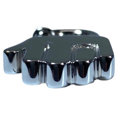 Hermes ANNEE DE LA MAIN 2002 Cadena Lock Charm Silver with After